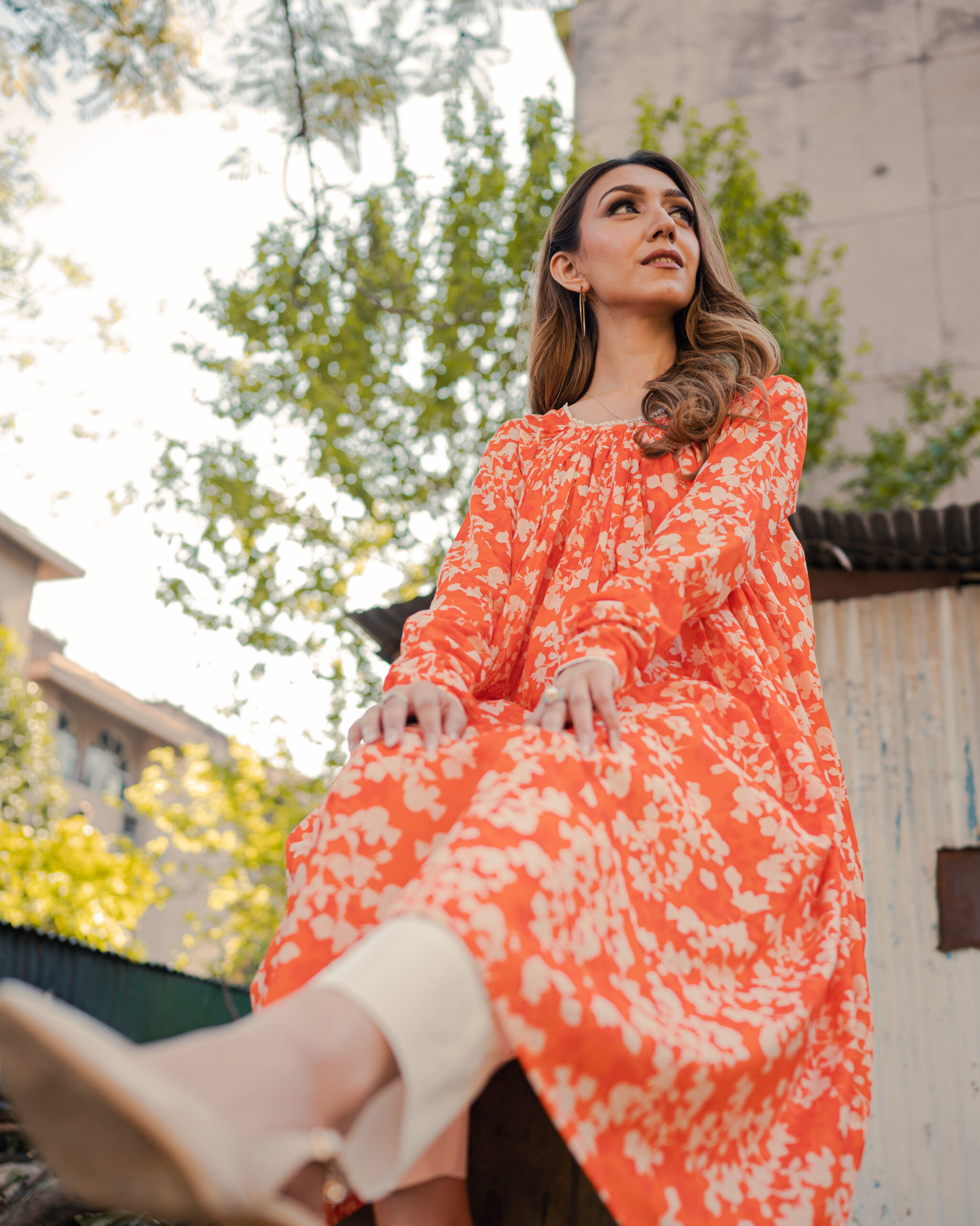 LAWN MAXI DRESS DIGITAL PRINTED- 2PC STITCHED